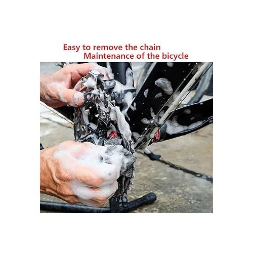  8 Pairs Bicycle Missing Link for 6, 7, 8, 9, 10 Speed Chain, Silver, Reusable (6 7 8 Speed)