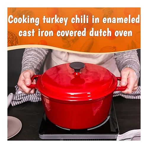  4 Sets Dutch Oven Knob Stainless Steel Replacement Knob Pot Lid Handle Compatible with Le Creuset, Aldi, Lodge and Other Enameled Cast-Iron Dutch Oven (Black)