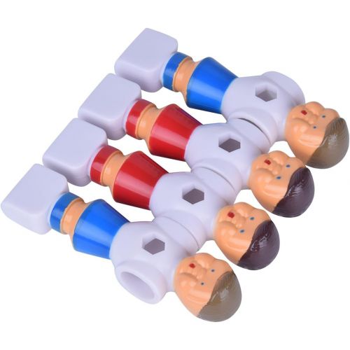  [아마존베스트]Hotusi 4Pcs Rod Foosball Soccer Table Football Men Player Replacement Parts