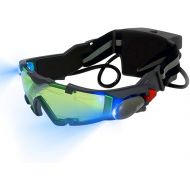[아마존베스트]Houkiper Kids Night Vision Goggles, Adjustable Led Night Goggles with Flip-Out Lights Green Lens, Spy Night Vision Goggle Toy for Sking, Racing Bicycling to Protect Children’s Eyes