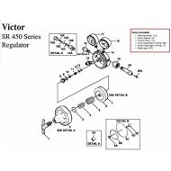 House Victor SR450D Oxygen Regulator RebuildRepair Parts Kit w DIAPHRAGM