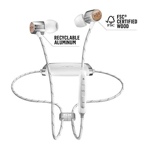  House of Marley Uplift 2 Wireless Headphones with Microphone, Silver