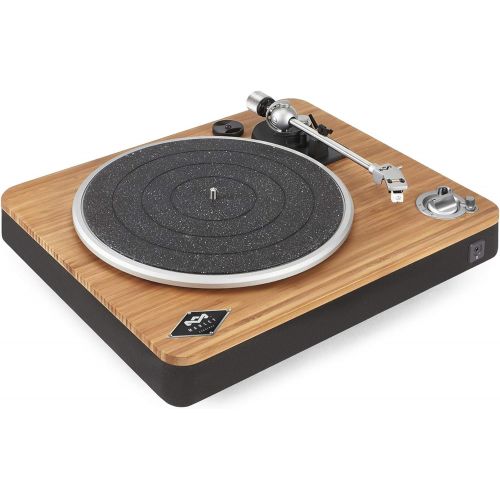  House of Marley Stir It Up Wireless Turntable: Vinyl Record Player with Wireless Bluetooth Connectivity, 2 Speed Belt, Built-in Pre-Amp, and Sustainable Materials