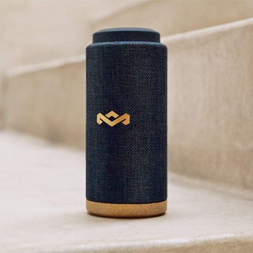  House of Marley, No Bounds Sport, Outdoor Speaker | 12-Hour Battery Life, Water & Dust-Proof (IP67) | Buoyant, Quick Charge, Wireless Dual Speaker Pairing, AUX-in, Carabiner Clip f