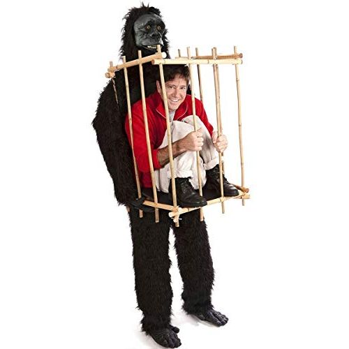  할로윈 용품HouseHaunters Get Me Outta This Cage Gorilla and Cage Costume Kit