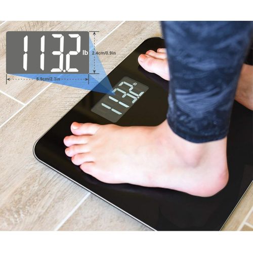  Household Bathroom Scales 200Kg/100G Digital Floor Scale LCD Electronic Body Scale Weight Balance Weighing Scale,Russian Federation,Black