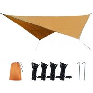 Household Products LightweightSunshade, Multifunctional Shelter Canopy, Hammock Tarp, Waterproof Hammock Rain Fly, Easy Setup, Backpacking, Hiking, and Camping Essentials
