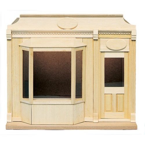  Houseworks, Ltd. Dollhouse Miniature Street of Shops-Bay Window Shop by Houseworks