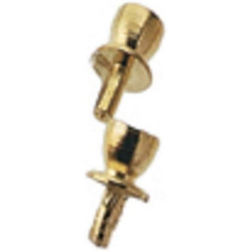  Houseworks, Ltd. Dollhouse Miniature Small Gold-plated Round Drawer Pull Knob by Houseworks