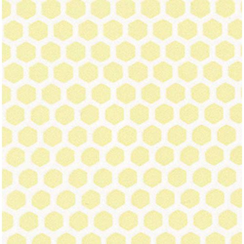  Houseworks, Ltd. Dollhouse Miniature Yellow Small Hexagon Tile Flooring on White