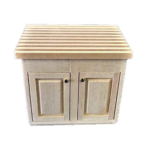  Houseworks, Ltd. Dollhouse Miniature The Kitchen Collection - Center Island Cabinet