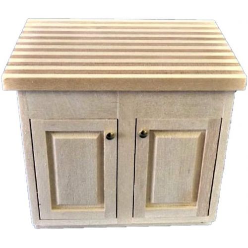  Houseworks, Ltd. Dollhouse Miniature The Kitchen Collection - Center Island Cabinet