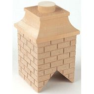 Houseworks, Ltd. Dollhouse Miniature Unfinished Partially Bricked Chimney