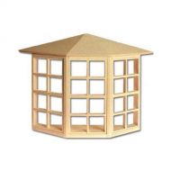 Houseworks, Ltd. Dollhouse Miniature 24-Light Bay Window