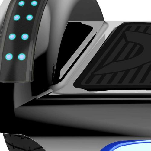  Hover-1 Matrix UL Certified Electric Hoverboard w 6.5 Wheels, LED Lights and Bluetooth Speaker - Blue