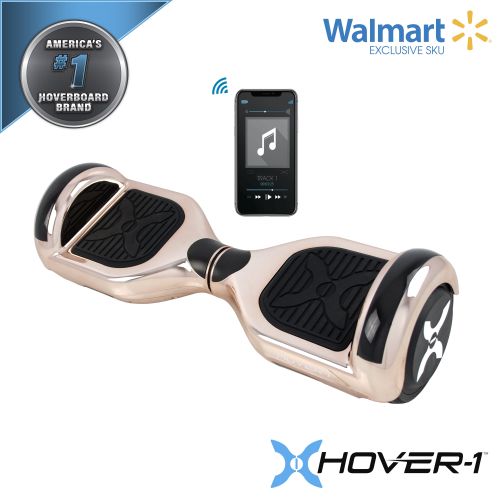  Hover-1 Matrix UL Certified Electric Hoverboard w 6.5 Wheels, LED Lights and Bluetooth Speaker - Blue