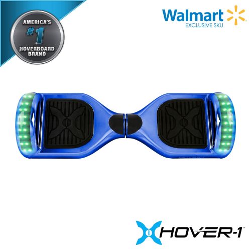  Hover-1 Matrix UL Certified Electric Hoverboard w 6.5 Wheels, LED Lights and Bluetooth Speaker - Blue