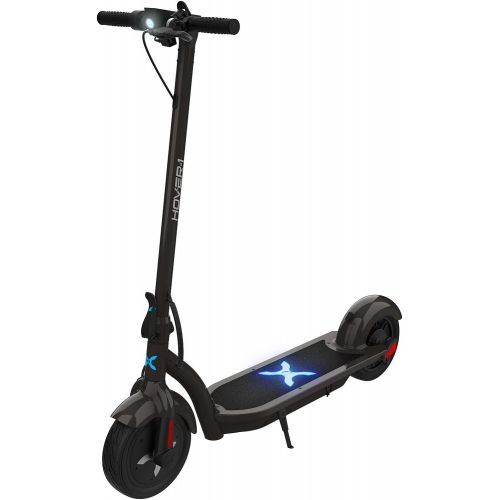  Hover-1 Alpha Electric Kick Scooter Foldable and Portable with 10 inch Air-Filled Tires- Long Range Commuter Scooter 450W Motor, Black, One Size