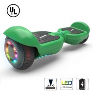 Hoverheart HHoverboard Two-Wheel Self Balancing Electric Scooter 6.5 UL 2272 Certified Flash LED Wheel (Black)