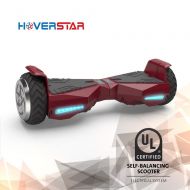HoverStar 6.5 Metal Wheel Hoverboard Two-Wheel Self Balancing Electric Scooter UL 2272 Certified, Burgundy , New Design