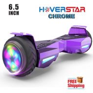 Hoverheart Hoverboard 8 Hummer Auto Self Balancing Wheel Electric Scooter with Built-In Bluetooth Speaker - Blue