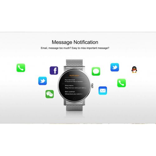  HowLoo Smart Watch Waterproof Sport Blood Pressure Heart Rate Monitor for iOS Android