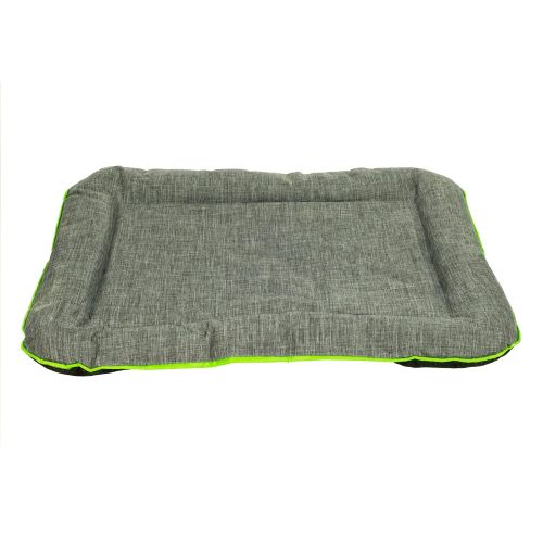  HowPlum Dog Pet Mat Crate Pad Durable Waterproof Bed Small, Medium, Large, Extra Large, Grey and Neon Green