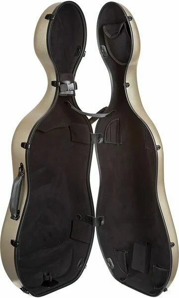  Howard Core CC4500 Scratch-resistant Cello Case - Champagne, 4/4 Size