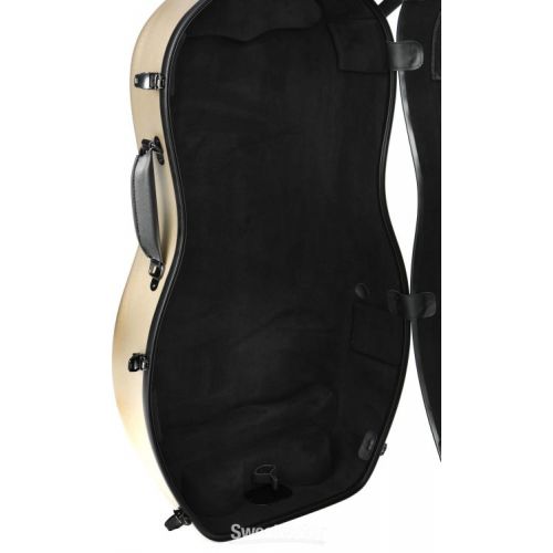  Howard Core CC4500 Scratch-resistant Cello Case - Champagne, 4/4 Size