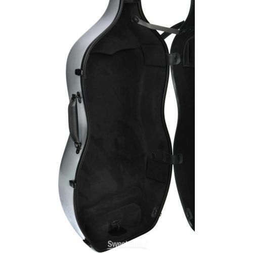  Howard Core CC4500 Scratch-resistant Cello Case - Silver, 4/4 Size