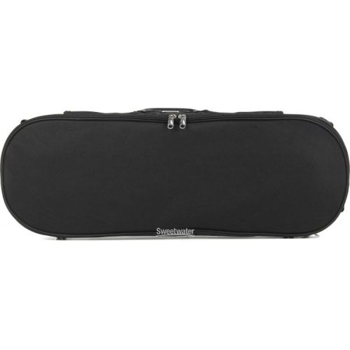  Howard Core CC398 Core Economy Model Oblong Violin Case - Black, 1/2 Size