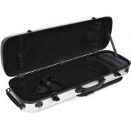 Howard Core CC450 Oblong Scratch-resistant Violin Case - Silver, 4/4 Size
