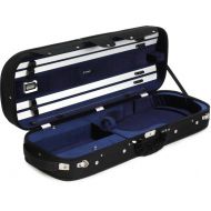 Howard Core CC525V Viola Suspension Case - Black Exterior/Blue Interior, 15-16.5-inch