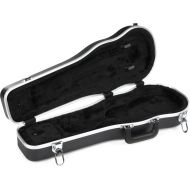 Howard Core CC400S Thermoplastic Suspension Violin Case - Black, 1/4 Size