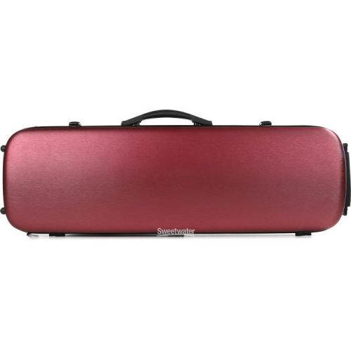  Howard Core CC450 Oblong Scratch-resistant Violin Case - Red, 4/4 Size