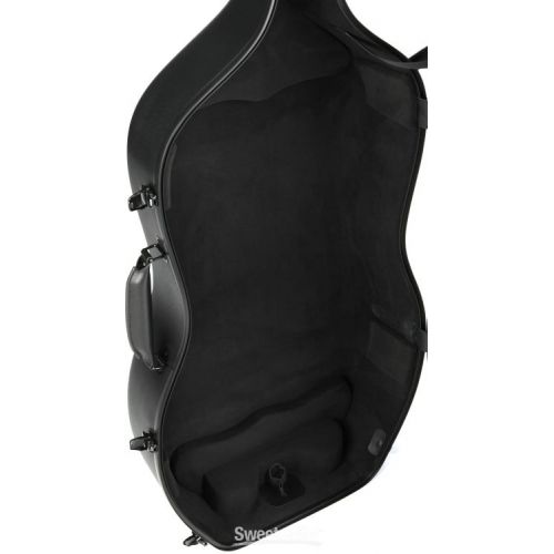  Howard Core CC4500 Scratch-resistant Cello Case - Solid Black, 4/4 Size