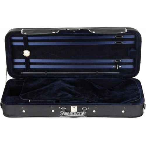  Howard Core CC398V Core Economy Model Oblong Viola Case - Black, 4/4 Size