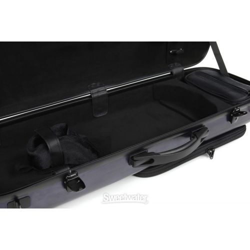  Howard Core CC450 Oblong Scratch-resistant Violin Case - Blue, 4/4 Size