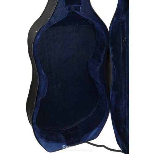  Howard Core CC4100 Lightweight Hardshell Cello Case - 4/4 Size