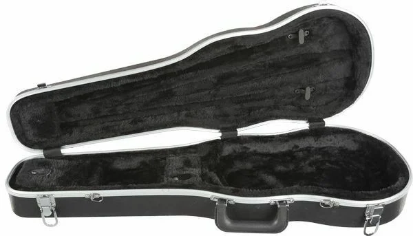  Howard Core CC400S Thermoplastic Suspension Violin Case - Black, 1/2 Size