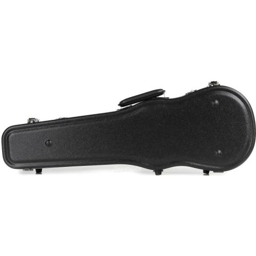  Howard Core CC400S Thermoplastic Suspension Violin Case - Black, 1/2 Size