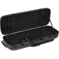 Howard Core CC450V Oblong Scratch-resistant Viola Case - Solid Black, Adjustable 15-16.5 inches