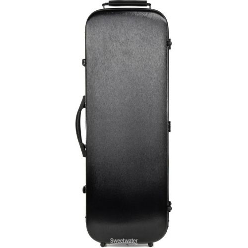  Howard Core CC450V Oblong Scratch-resistant Viola Case - Solid Black, Adjustable 15-16.5 inches