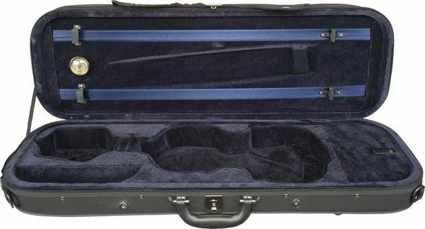  Howard Core CC398 Core Economy Model Oblong Violin Case - Black, 3/4 Size
