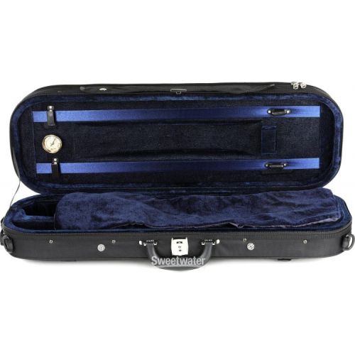  Howard Core CC398 Core Economy Model Oblong Violin Case - Black, 3/4 Size