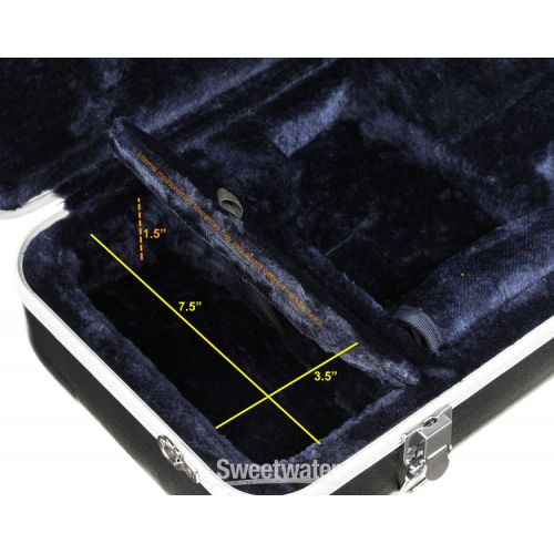  Howard Core CC400 Oblong Thermoplastic Violin Case - 3/4 Size