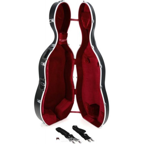  Howard Core CC4225-2 3/4 Size Thermoplastic Cello Case