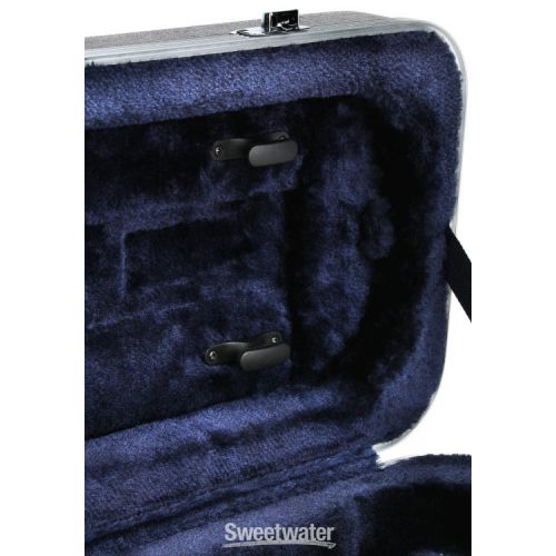  Howard Core CC400 Oblong Thermoplastic Violin Case - 1/4 Size