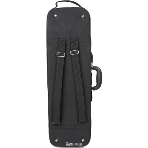  Howard Core CC498 Oblong Violin Case - Black, 4/4 Size