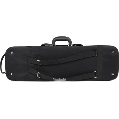  Howard Core CC498 Oblong Violin Case - Black, 4/4 Size